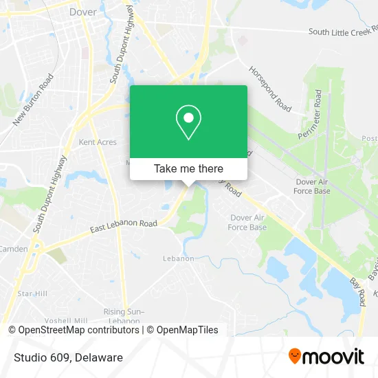 Studio 609 map
