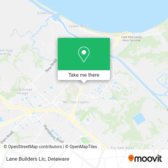 Lane Builders Llc map
