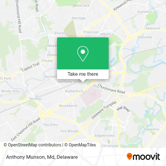 Anthony Munson, Md map