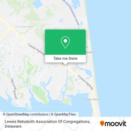 Lewes Rehoboth Association Of Congregations map