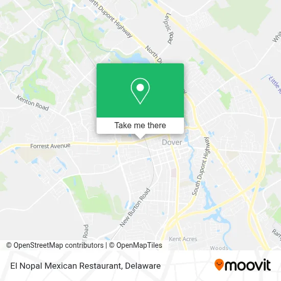 El Nopal Mexican Restaurant map
