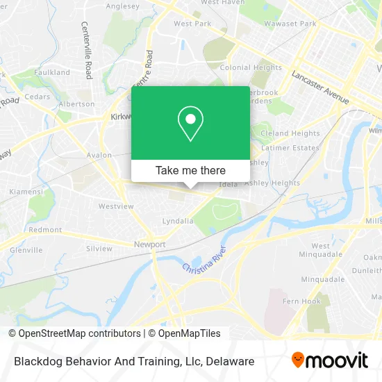 Blackdog Behavior And Training, Llc map