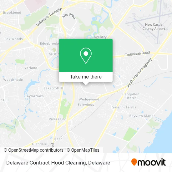 Delaware Contract Hood Cleaning map