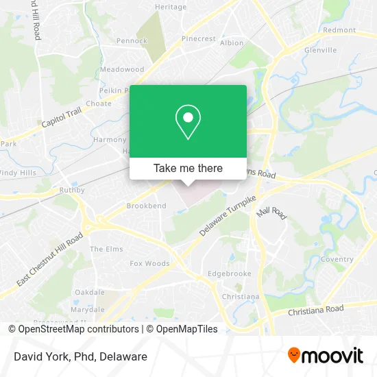David York, Phd map