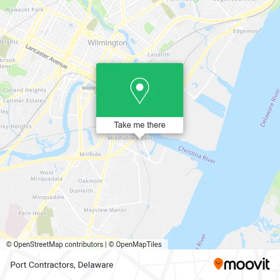 Port Contractors map