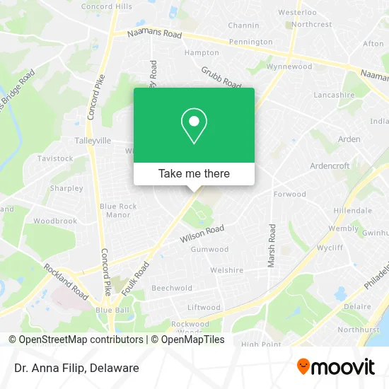 Dr. Anna Filip map