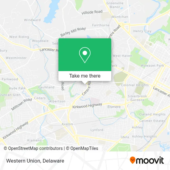 Western Union map