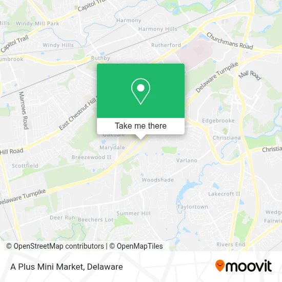 A Plus Mini Market map
