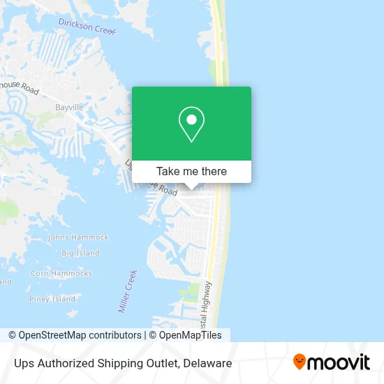 Ups Authorized Shipping Outlet map