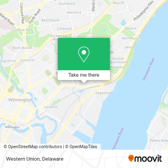 Western Union map
