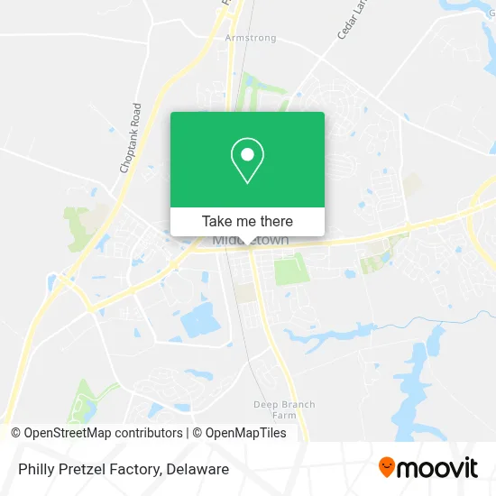 Philly Pretzel Factory map