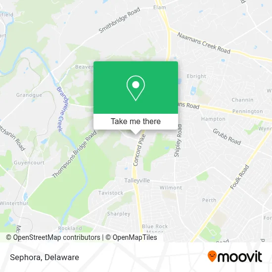 Sephora map