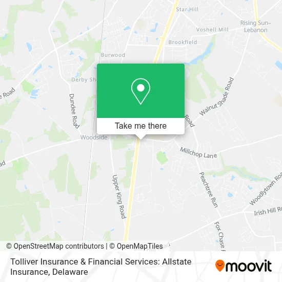 Tolliver Insurance & Financial Services: Allstate Insurance map