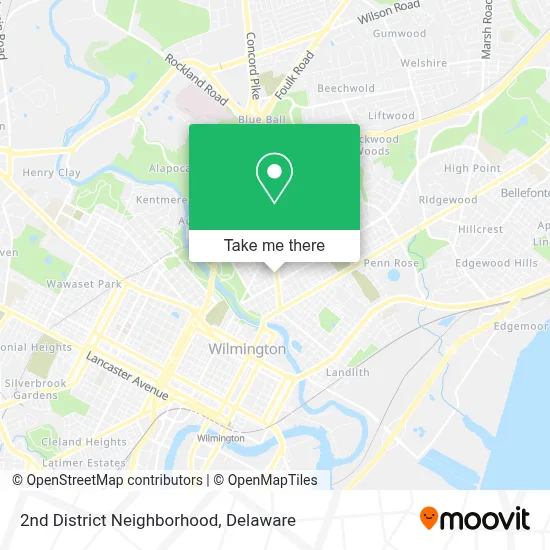 2nd District Neighborhood map