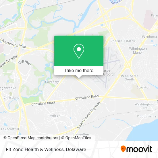 Fit Zone Health & Wellness map