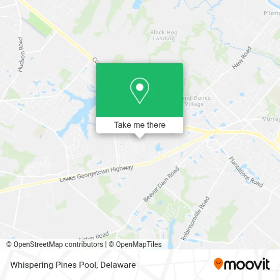 Whispering Pines Pool map