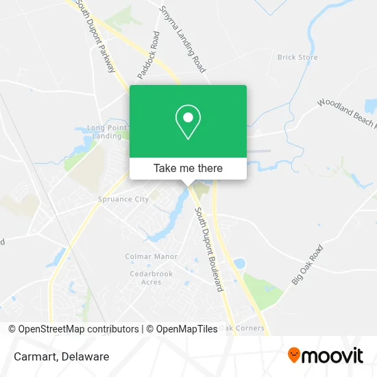 Carmart map