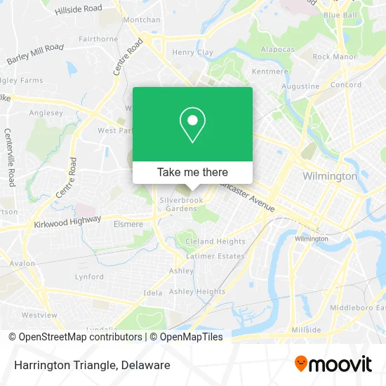 Harrington Triangle map