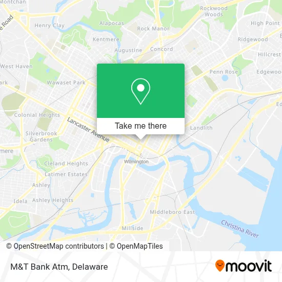 M&T Bank Atm map