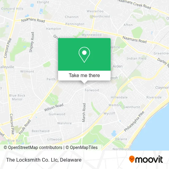 The Locksmith Co. Llc map