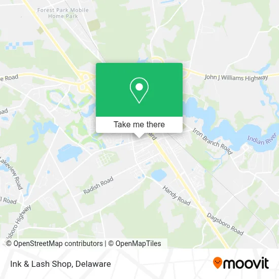Ink & Lash Shop map