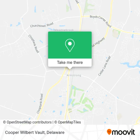 Cooper Wilbert Vault map