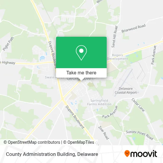 County Administration Building map