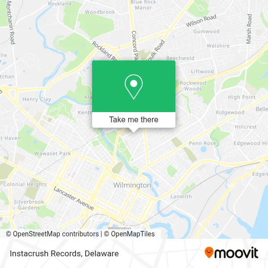 Instacrush Records map