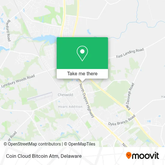 Coin Cloud Bitcoin Atm map
