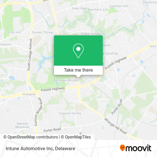 Intune Automotive Inc map