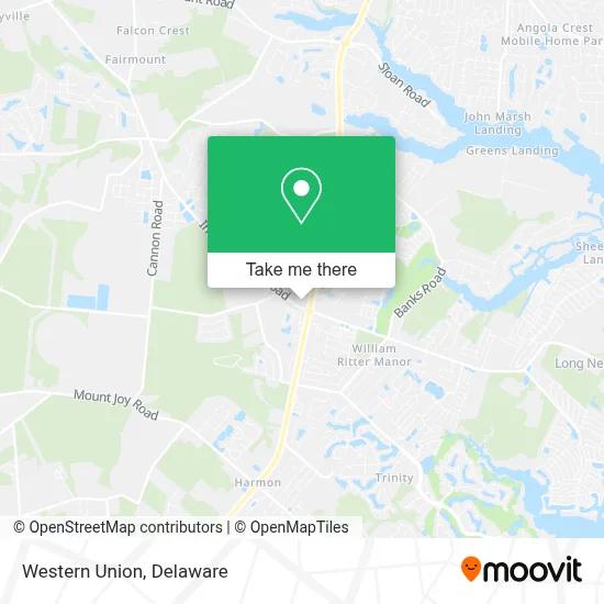 Western Union map