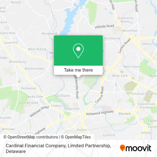 Cardinal Financial Company, Limited Partnership map