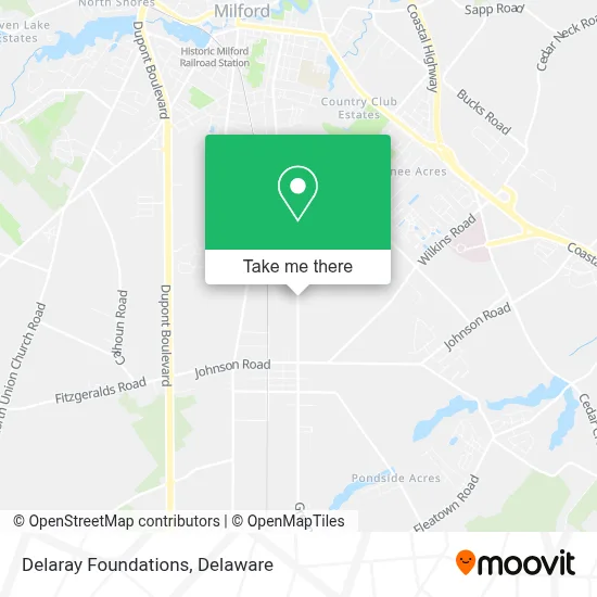 Delaray Foundations map