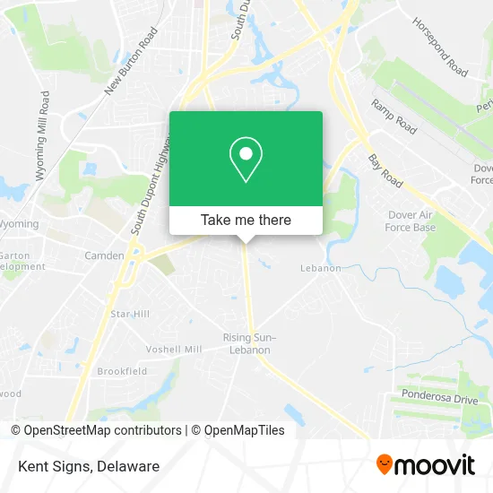 Kent Signs map