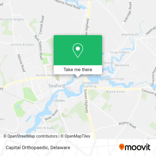 Capital Orthopaedic map