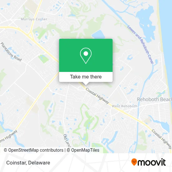 Coinstar map