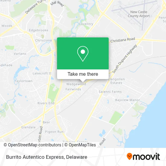 Burrito Autentico Express map