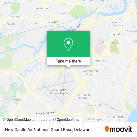 New Castle Air National Guard Base map