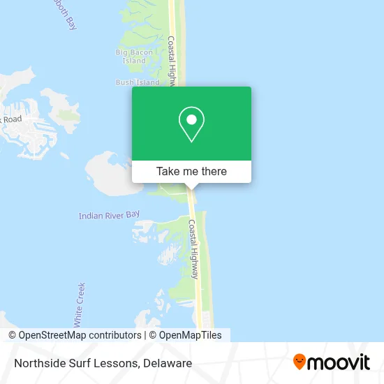 Northside Surf Lessons map
