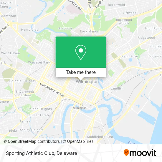 Sporting Athletic Club map