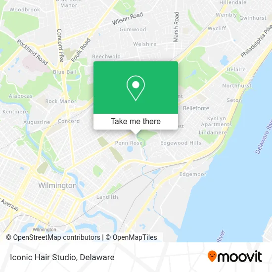 Iconic Hair Studio map
