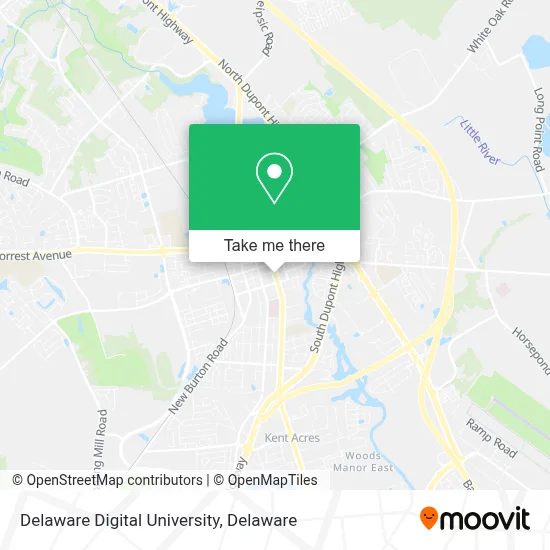 Delaware Digital University map