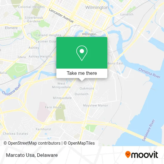 Marcato Usa map