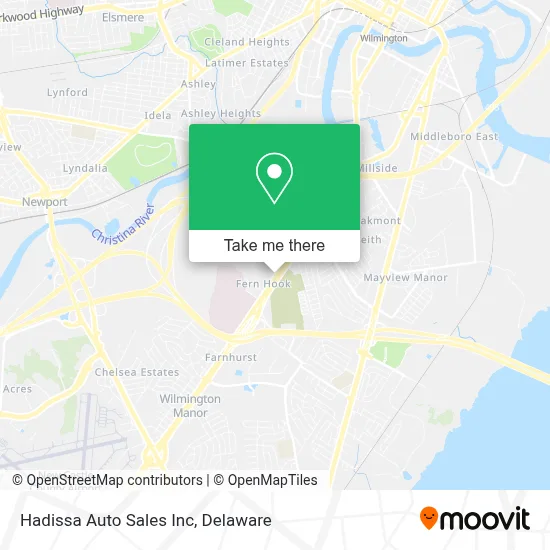 Hadissa Auto Sales Inc map