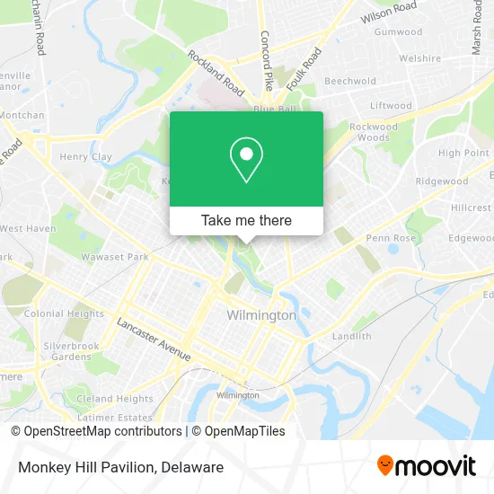 Monkey Hill Pavilion map
