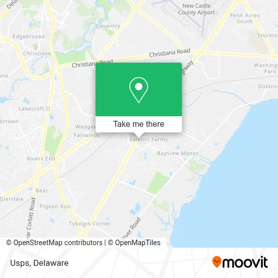 Usps map