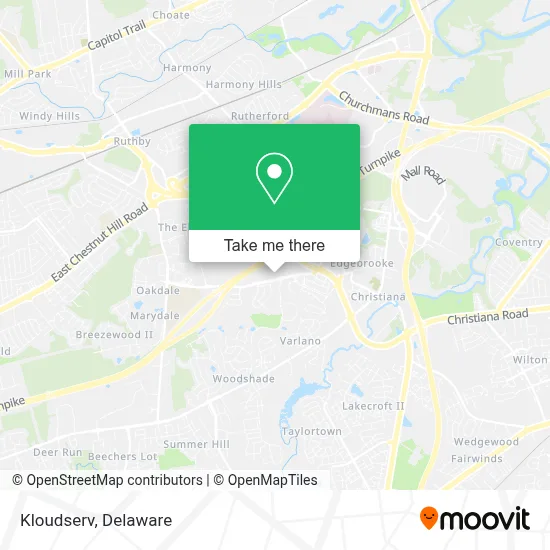 Kloudserv map