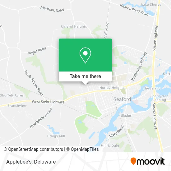 Applebee's map