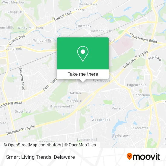 Smart Living Trends map