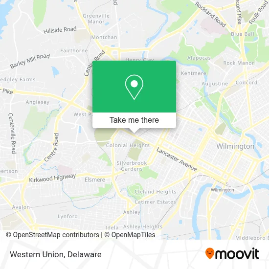 Western Union map
